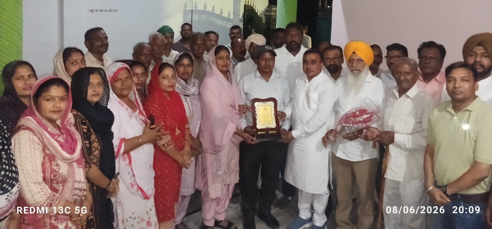 Gadaria Samaj welfare Sangathan felicitated newly elected MCs from Lalru and Derabassi